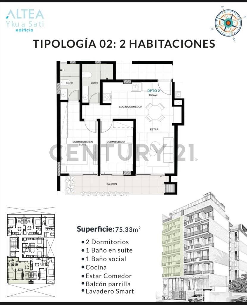 Departamento en pozo en ycua sati 2 dormt, foto 2