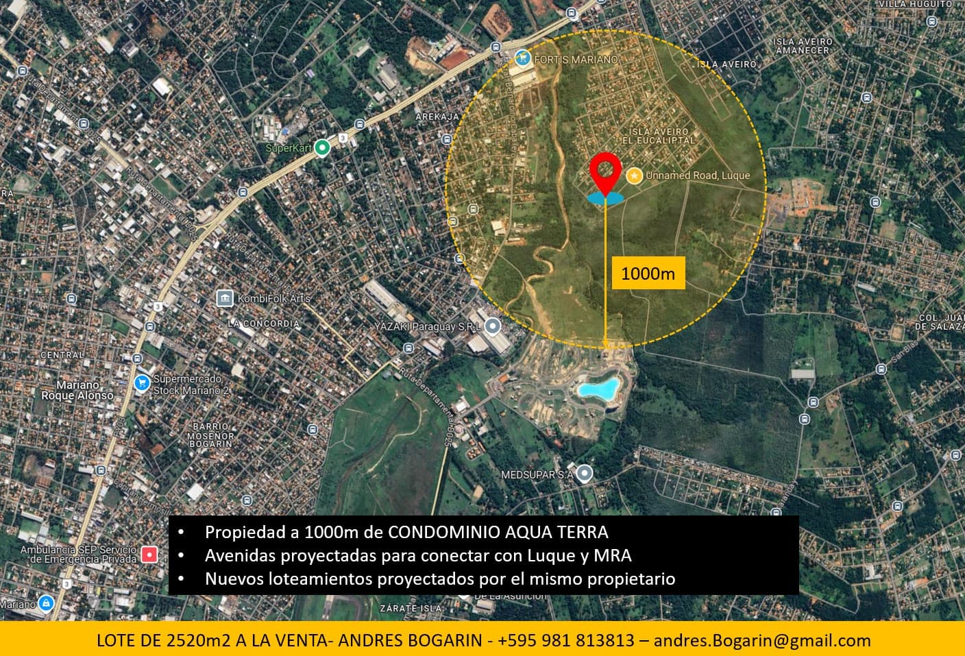 Hermoso Lote 2520m2 Con 2 Esquinas — foto 5