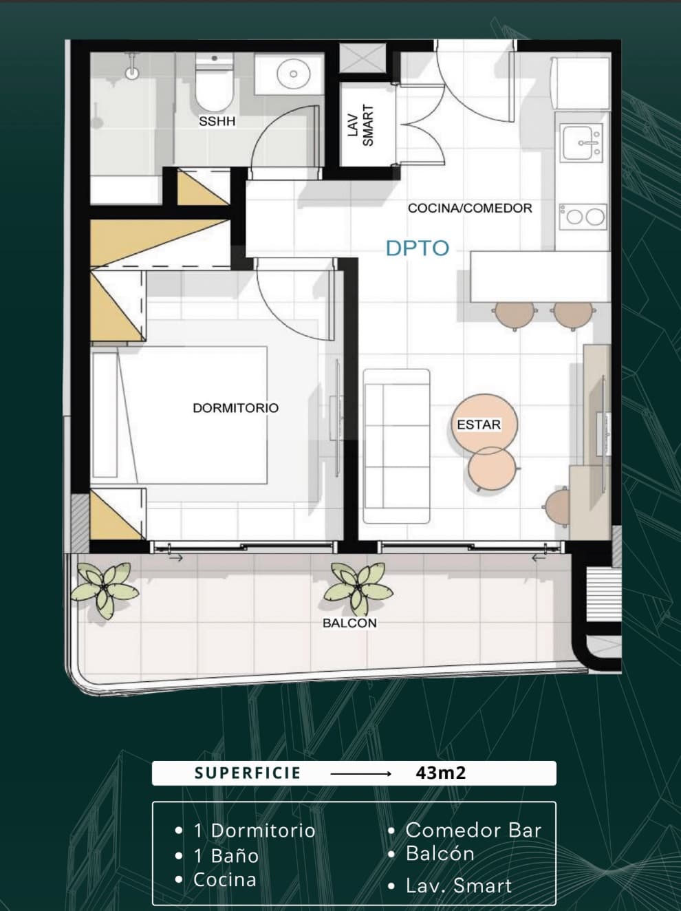 Departamentos De 1 Dormitorio En Recoleta Edificio Altea De Gaulle-asuncion — foto 3