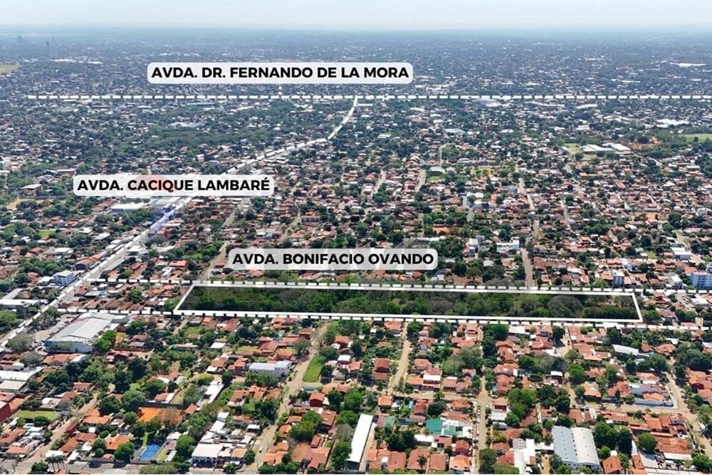 Terreno de 3 has a 1 cuadra de cacique Lambaré, foto 4