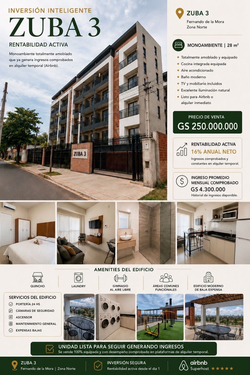 Vendo departamento en zuba