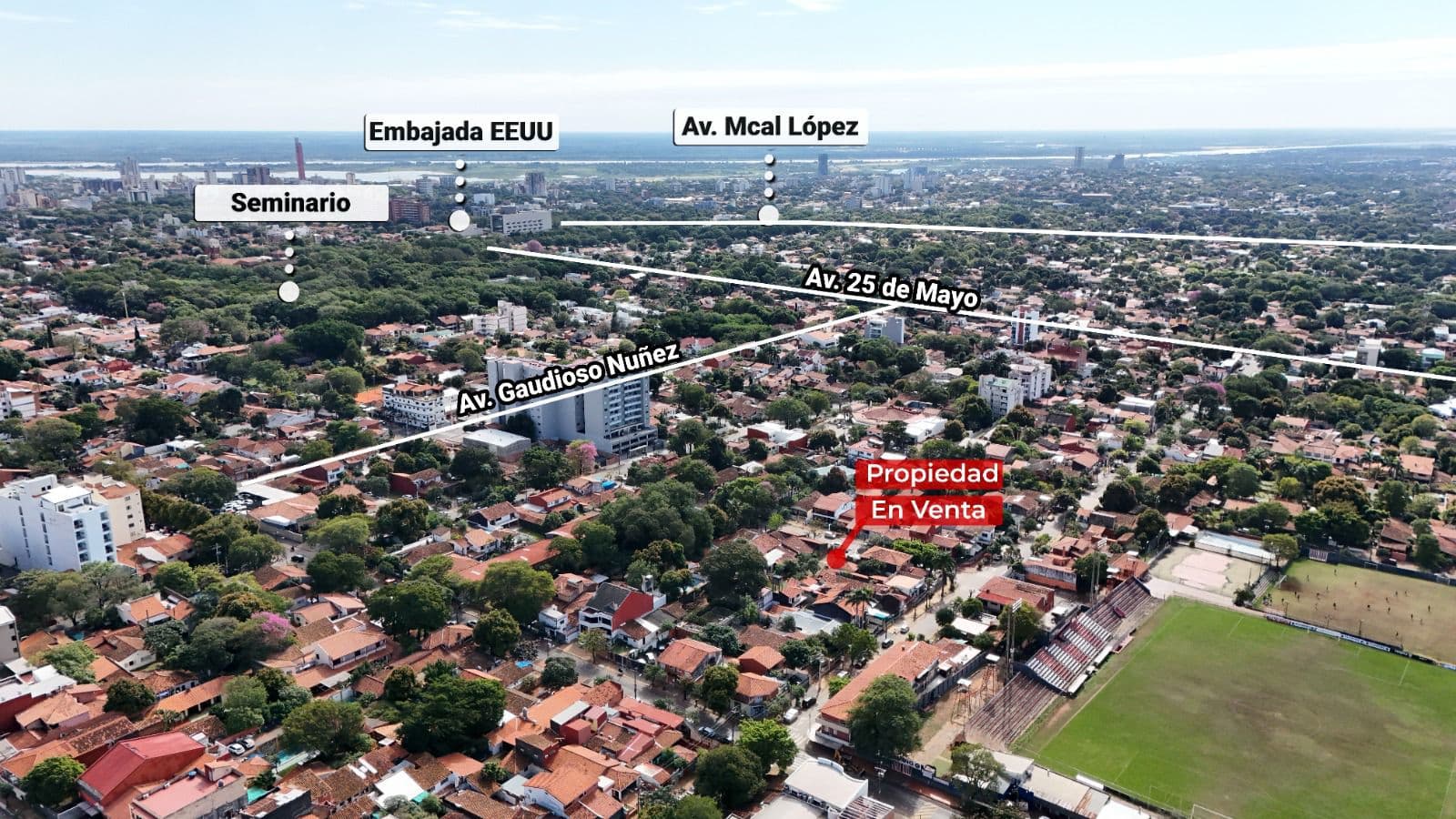 En venta importante terreno zona seminario de asuncion, foto 2