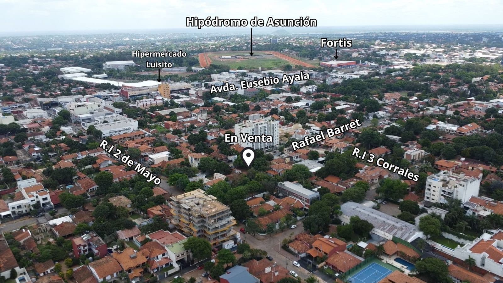 En venta terreno de 3.000m2 en el barrio los laureles de Asunción, foto 2