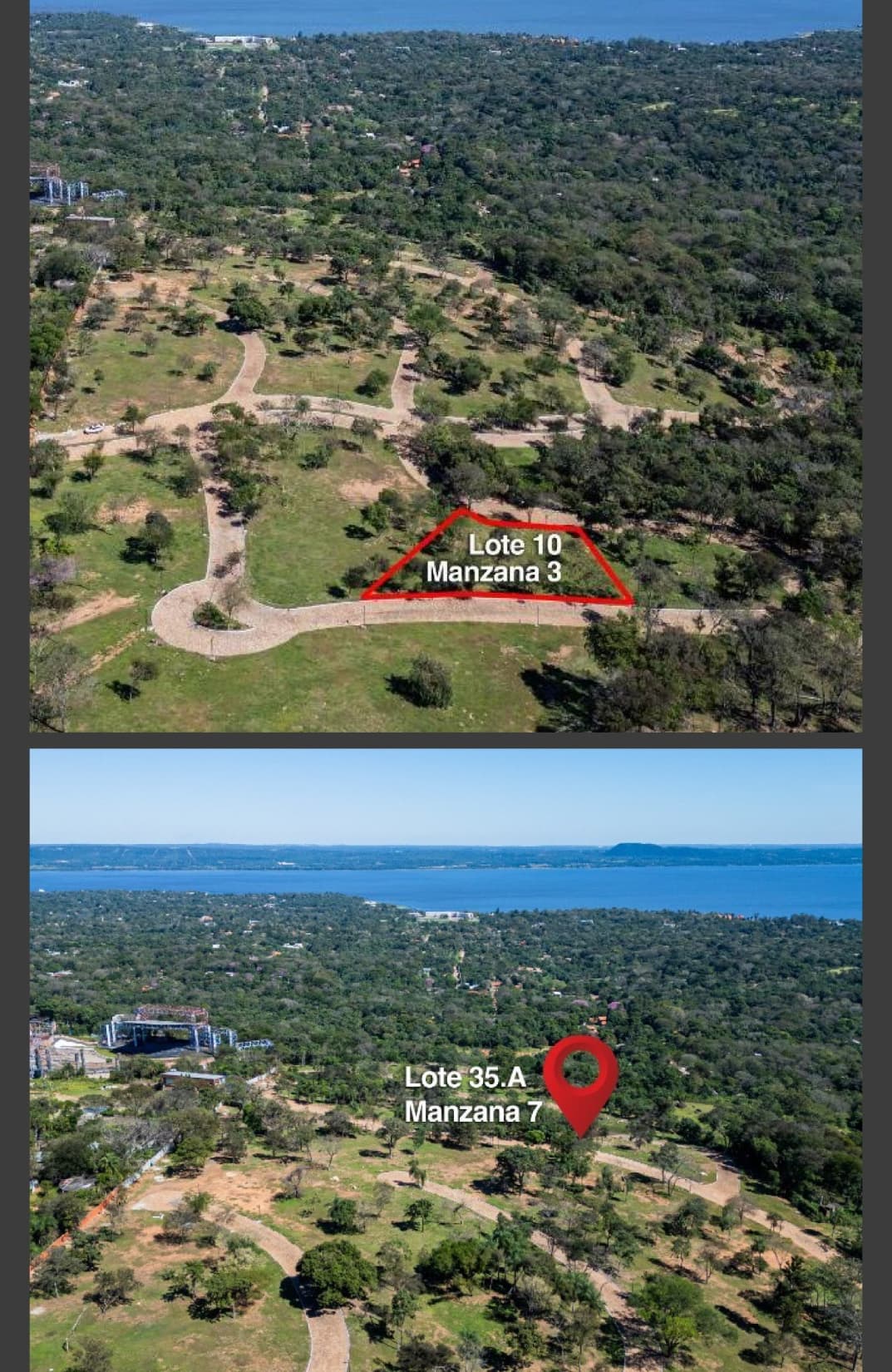 En venta lotes con vista al lago en barrio cerrado cumbres - San Bernardino — foto 3