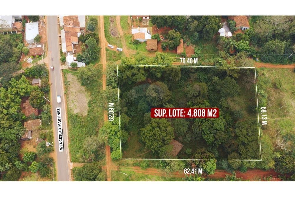 Vendo amplio terreno en Luque 4.808 m2