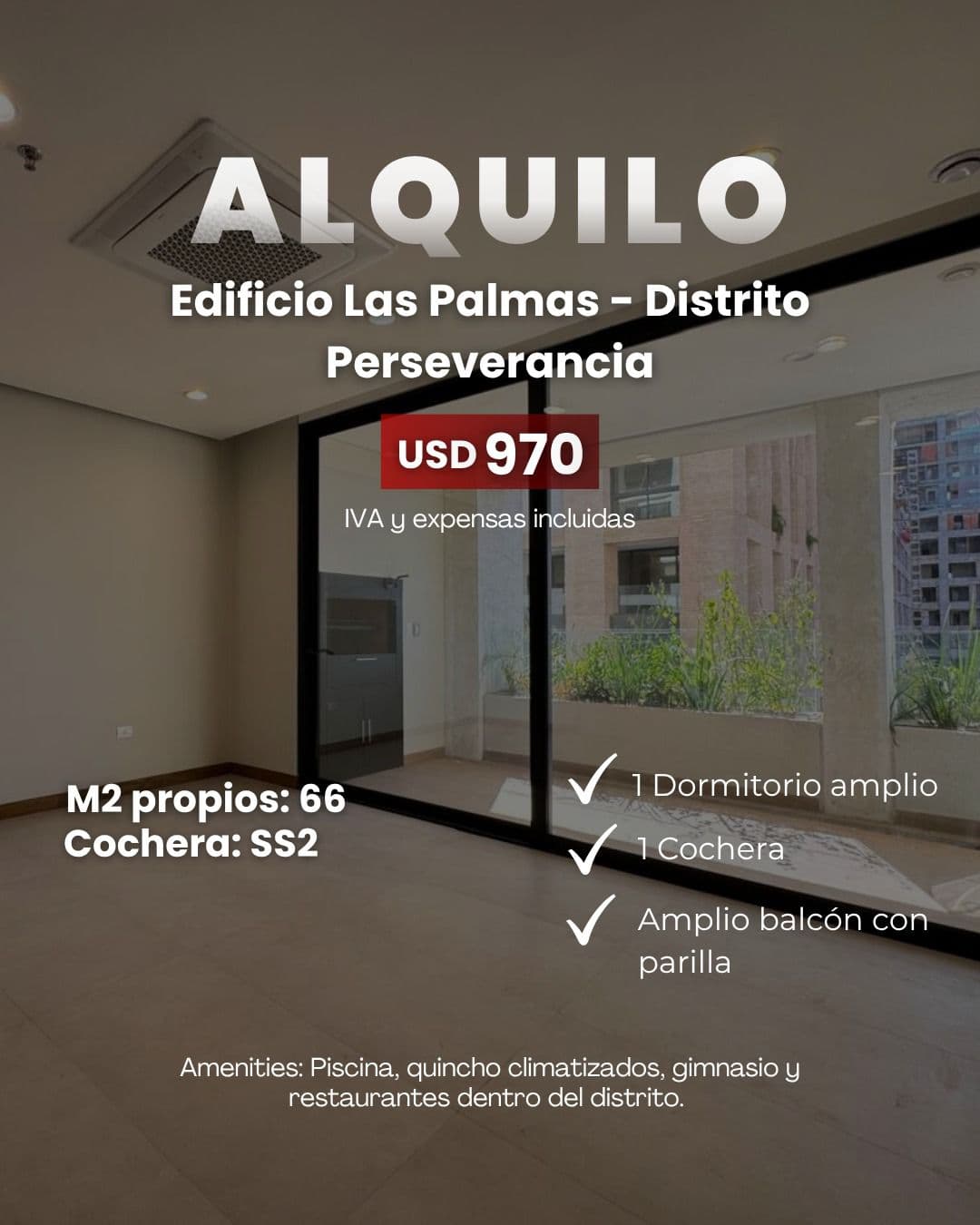 Departamento en edificio las palmas — foto 1