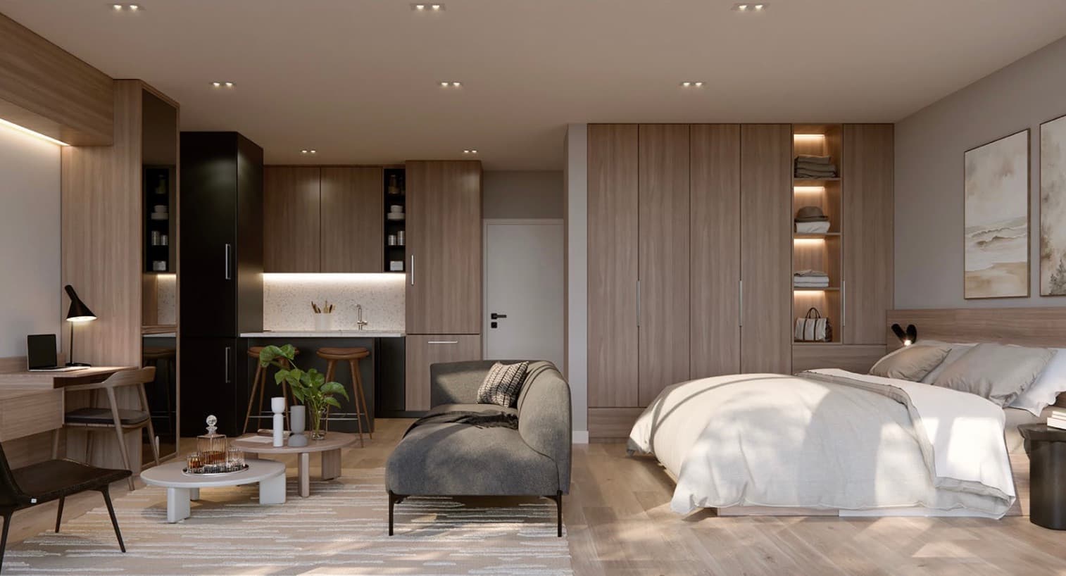En venta departamento monoambiente en pozo en Recoleta — foto 1