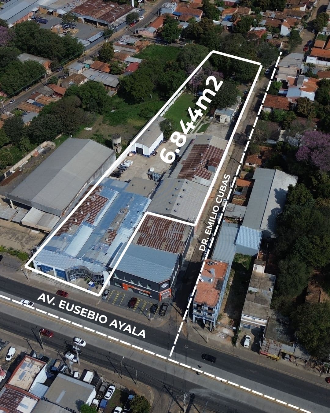 Tinglado deposito sobre avenida eusebio ayala