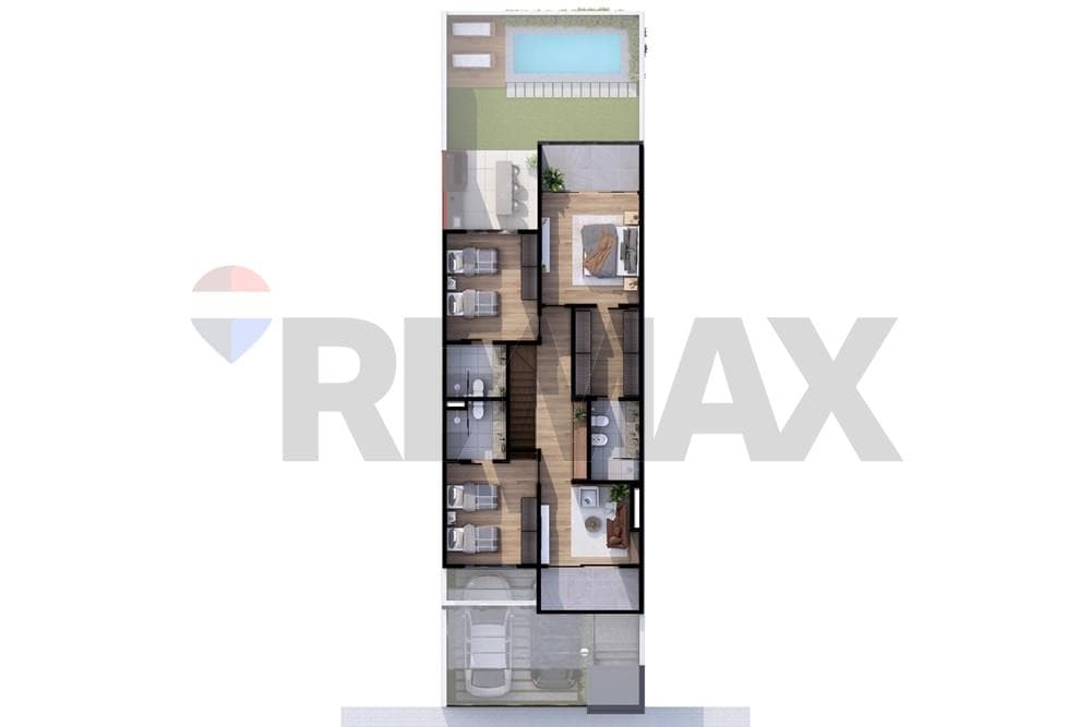 Moderna casa pareada residencial - b. San jorge, foto 2
