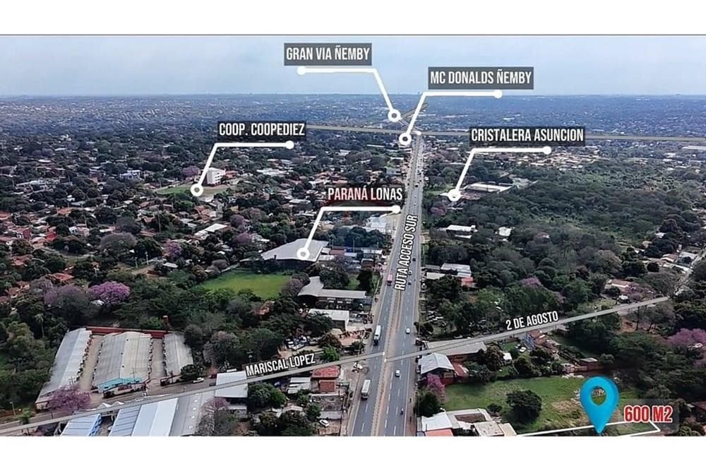 Terreno en Ñemby: 600m² cerca de Av. Acceso Sur, foto 4