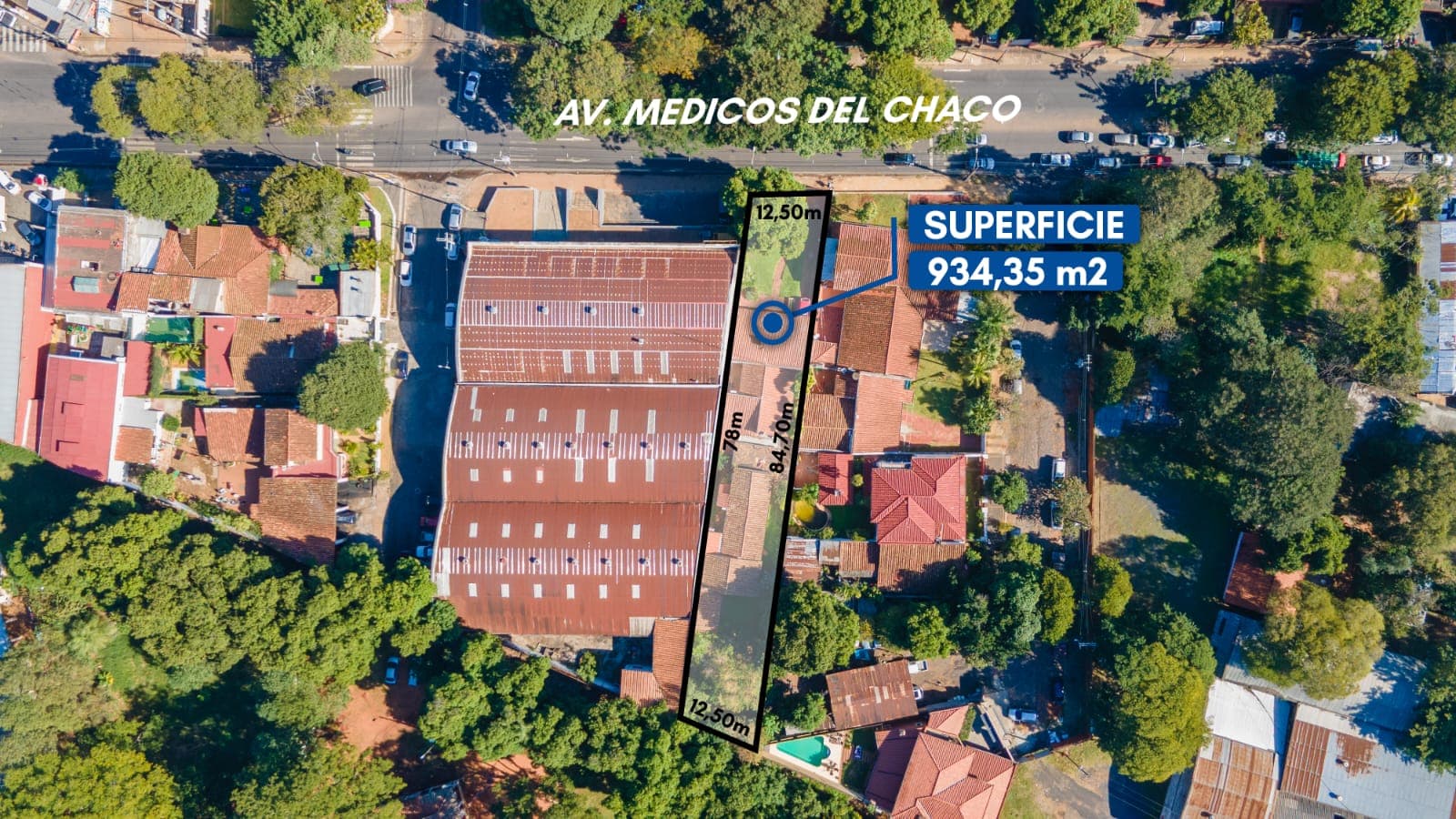 En venta Terreno con construcción a refaccionar o demoler