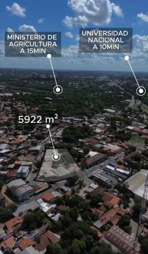 Gran Terreno en venta sobre ruta 2 San Lorenzo 5922 m2, foto 2