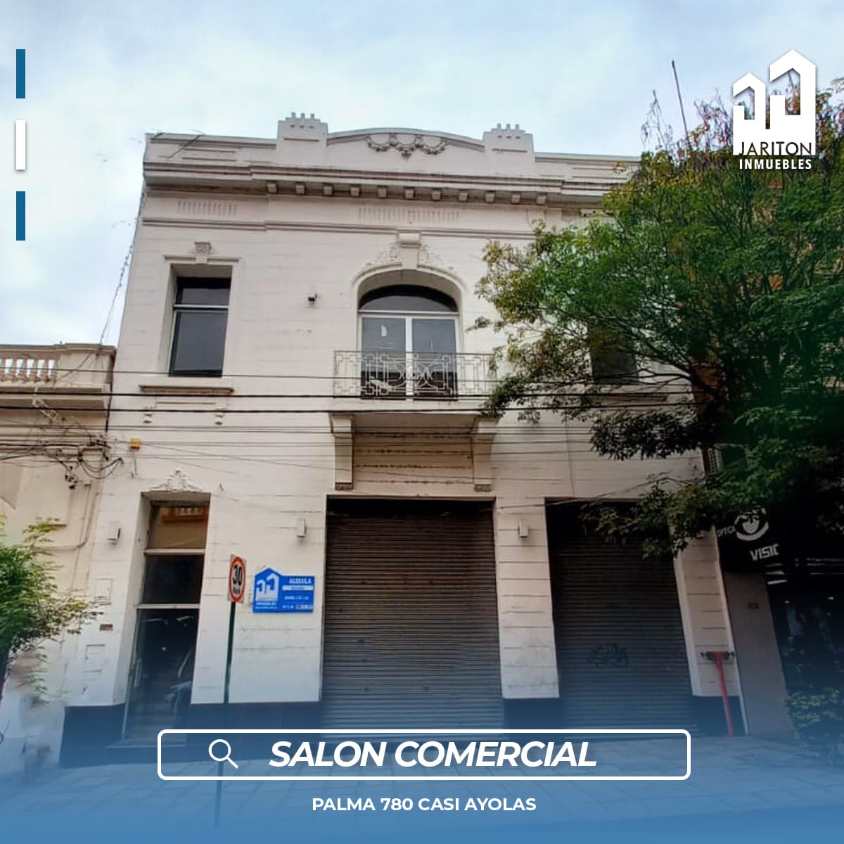 Alquilo amplio salon comercial!!!