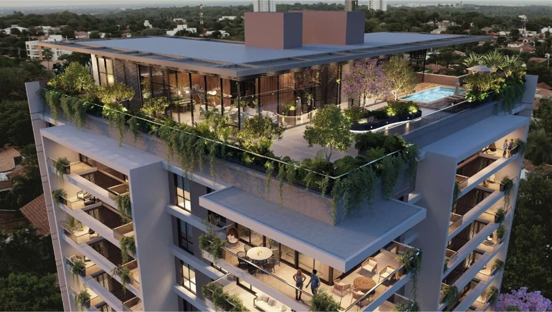 Departamento de 2 Dormitorios en Villa Morra – HABITALIS JARDÍN — foto 4