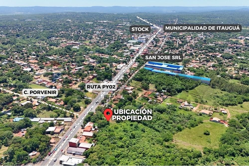 Terreno de 12.842m2 Comercial sobre Ruta PY02 Itauguá, foto 2