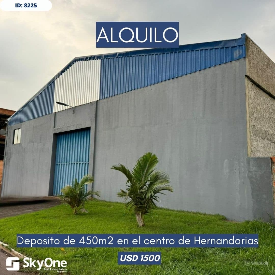 Se alquila hermoso depósito
