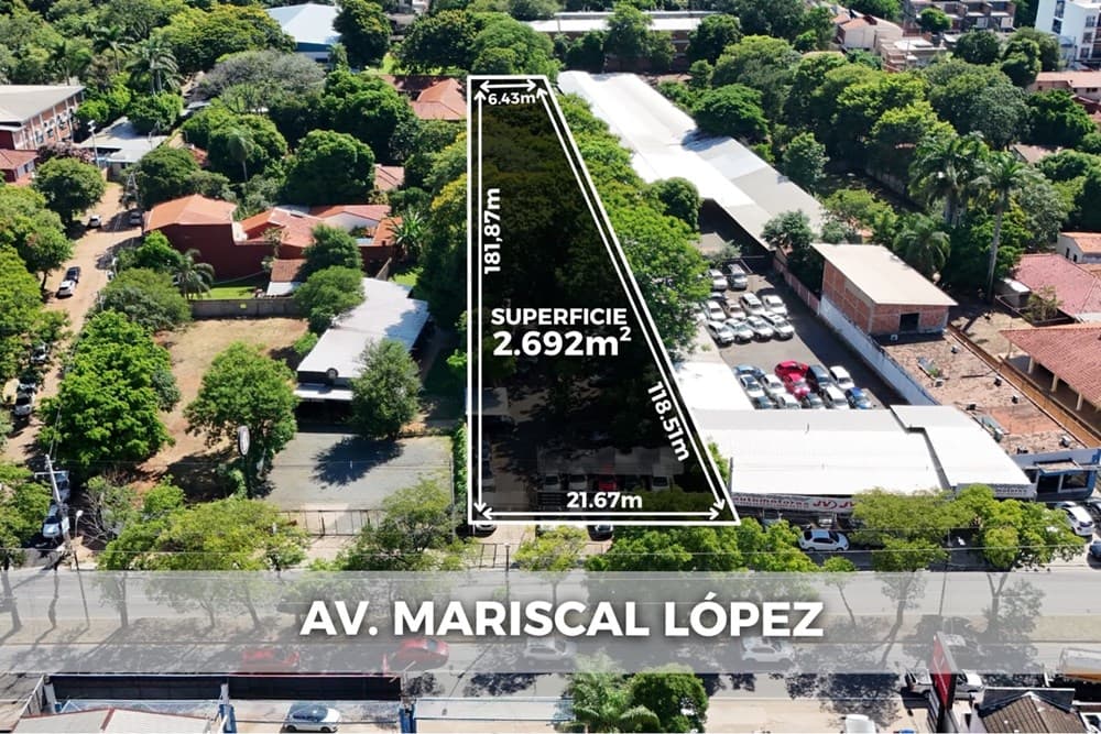 Terreno en Venta sobre Avda. Mcal. López – Ideal para Inversión, foto 3