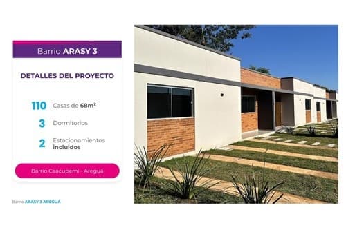 Chalet en barrio cerrado arasy 3- areguá — foto 2