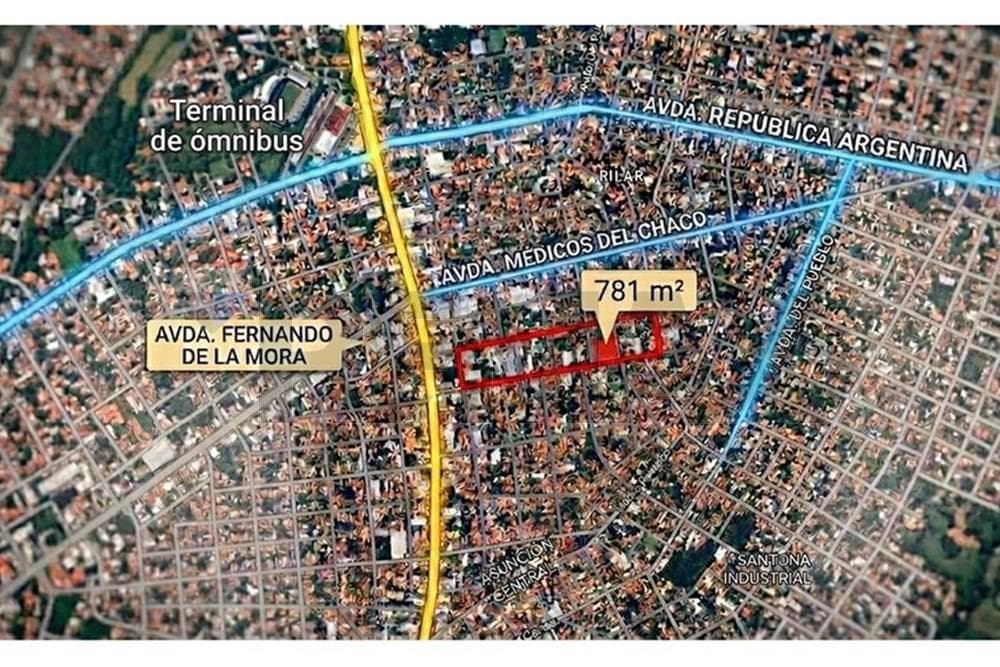 Terreno 781m² Lambaré - Zona Terminal, foto 4