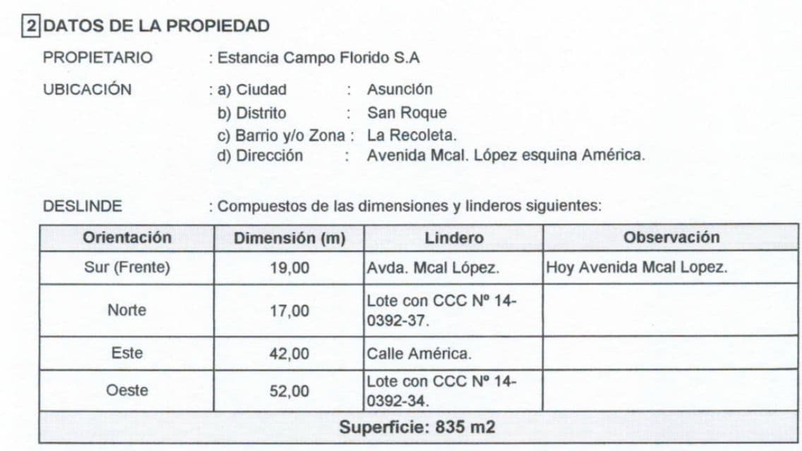 Terreno sobre avda. Mariscal lópez - zona club centenario, foto 3