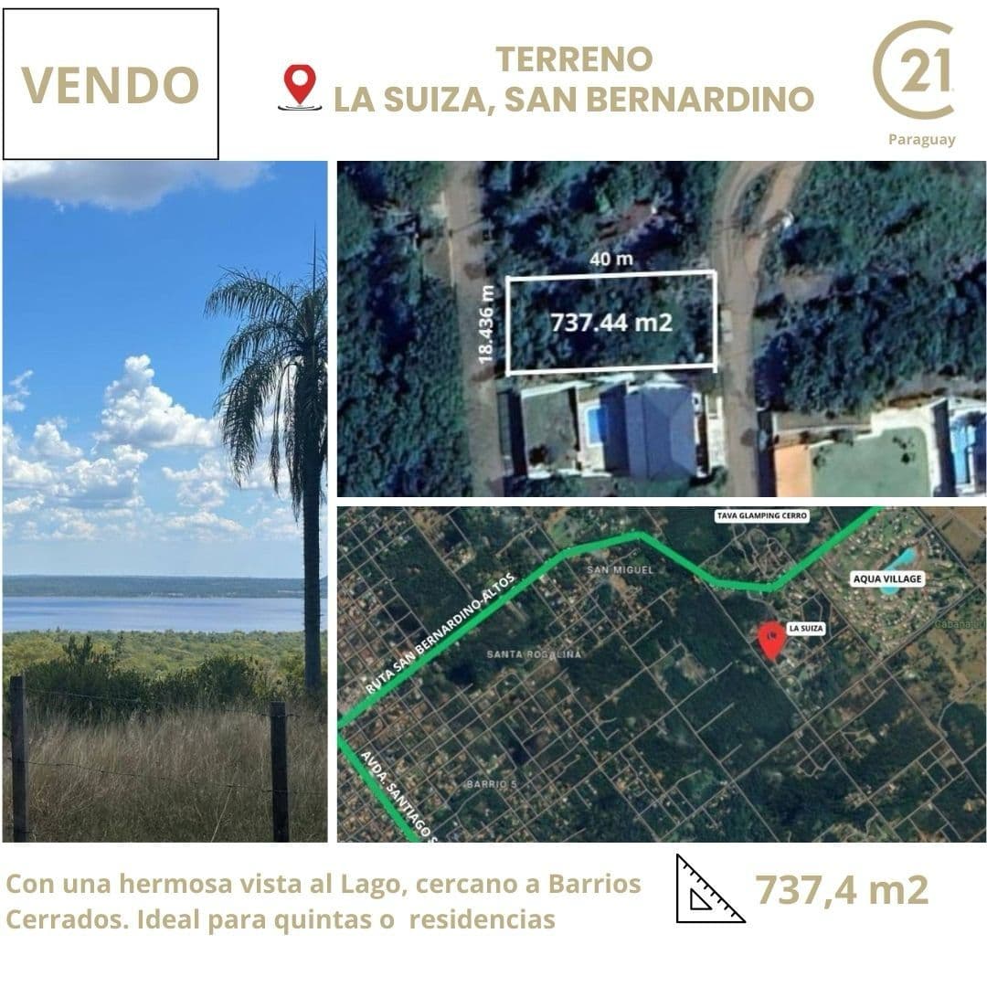 Terreno Vista Al Lago En La Suiza - San Bernardino