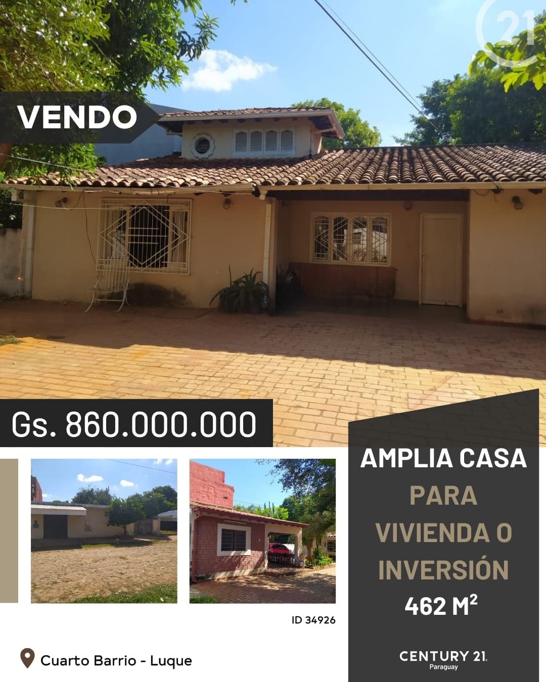 Vendo Casa En Luque