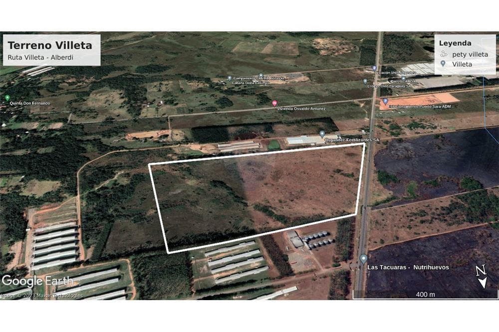 En venta terreno de 37 hectareas en villeta ruta alberdi!!, foto 3