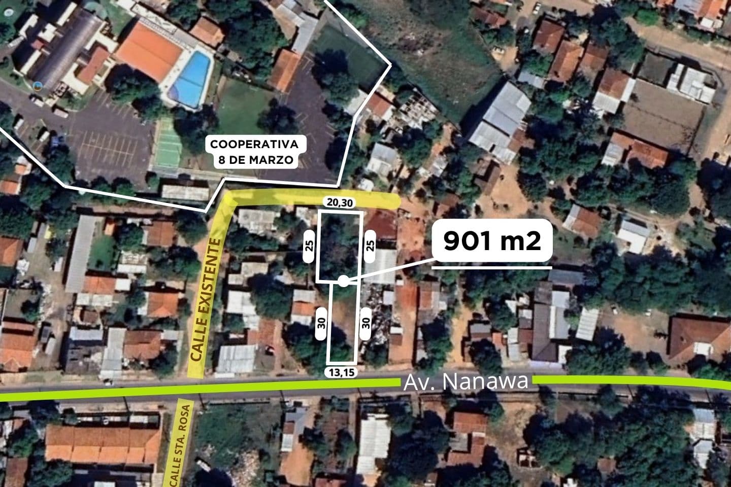 Terreno sobre avenida nanawa, laurelty - Luque en venta ‼️????️????