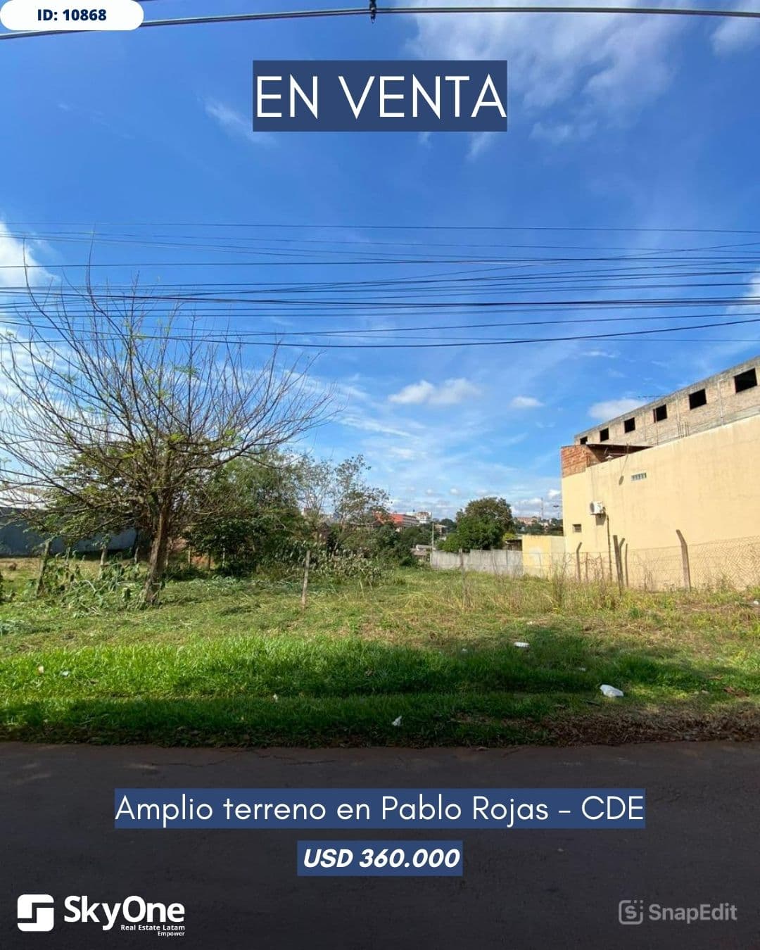 En venta amplio terreno en pablo rojas Ciudad del Este, foto 1