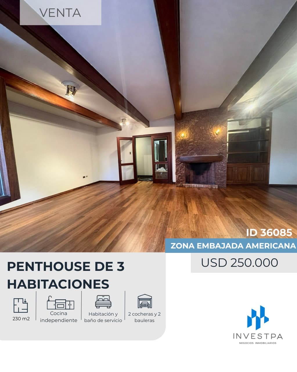 En venta penthouse de 3 habitaciones — foto 1