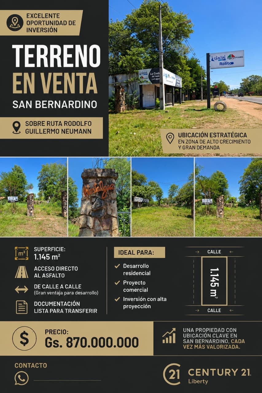 ???? Excelente oportunidad de inversión en sanber ????