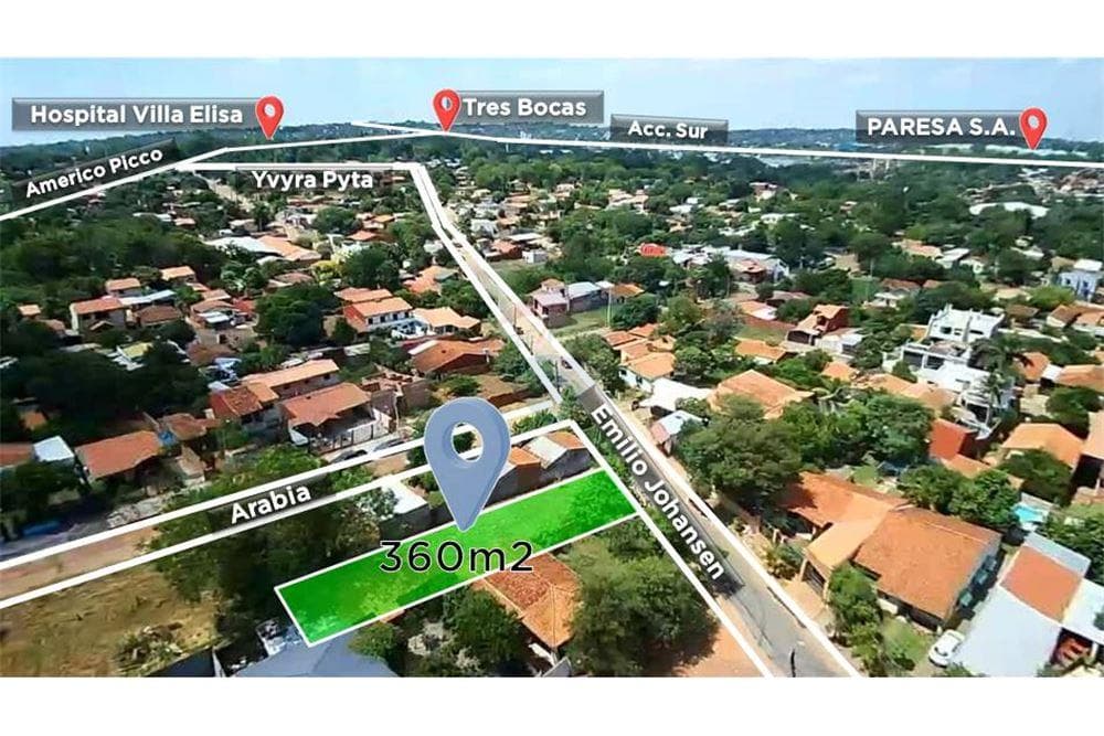 Vendo hermoso terreno en Villa Elisa