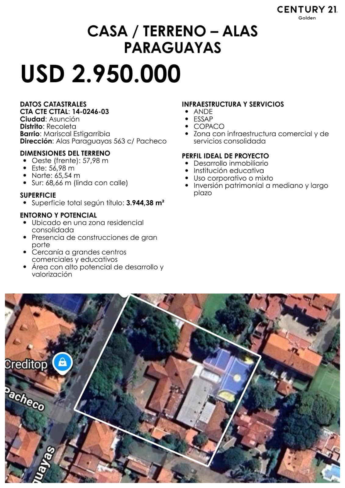 Vendo Amplio Terreno En Los Laureles Especial Para Barrio Cerrado
