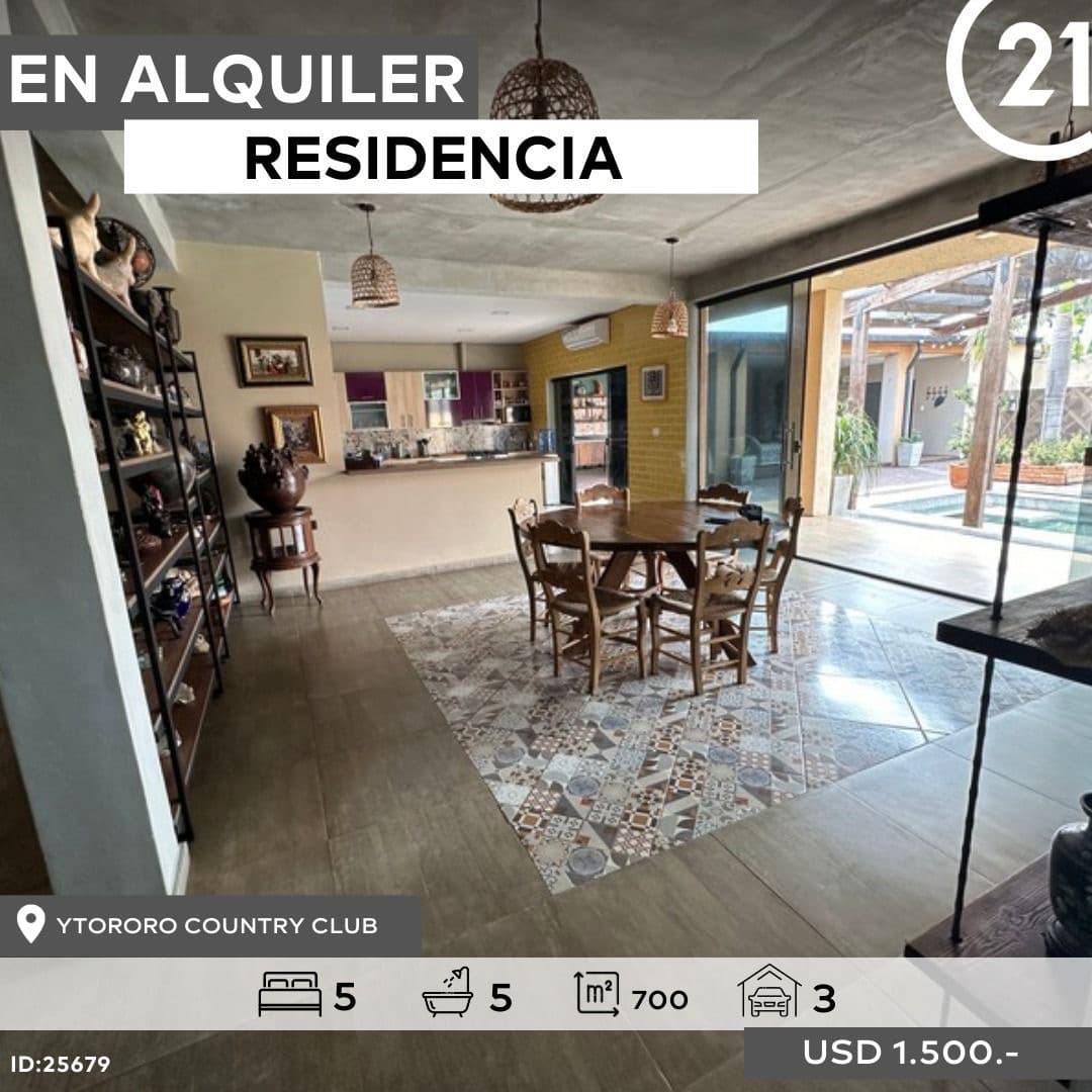 residencia en barrio cerrado Ytororo Country Club en Ypane, foto 1