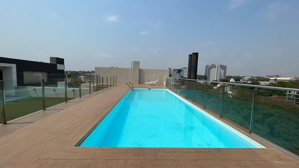 Departamento amoblado tipo duplex en edificio tierra alta Villa Morra, foto 3