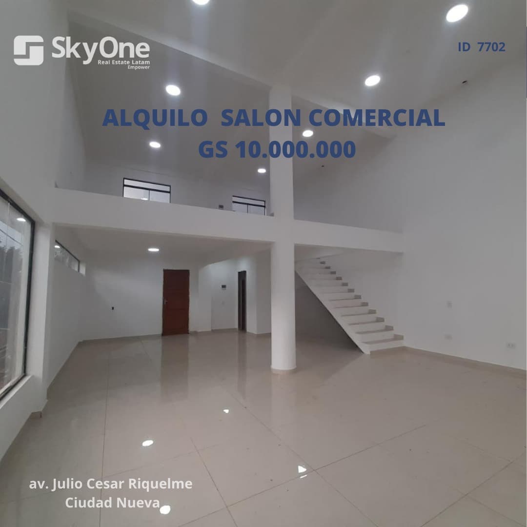 Alquilo salón comercial en Ciudad del Este