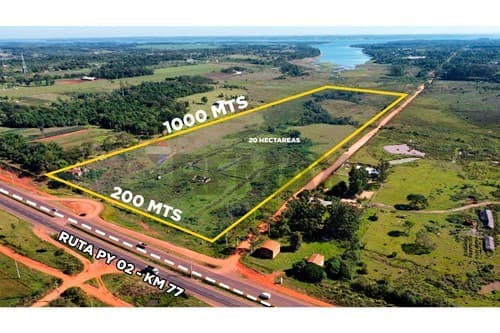 20 hectáreas sobre Ruta 2 Juan E O’Leary Alto Paraná, foto 2