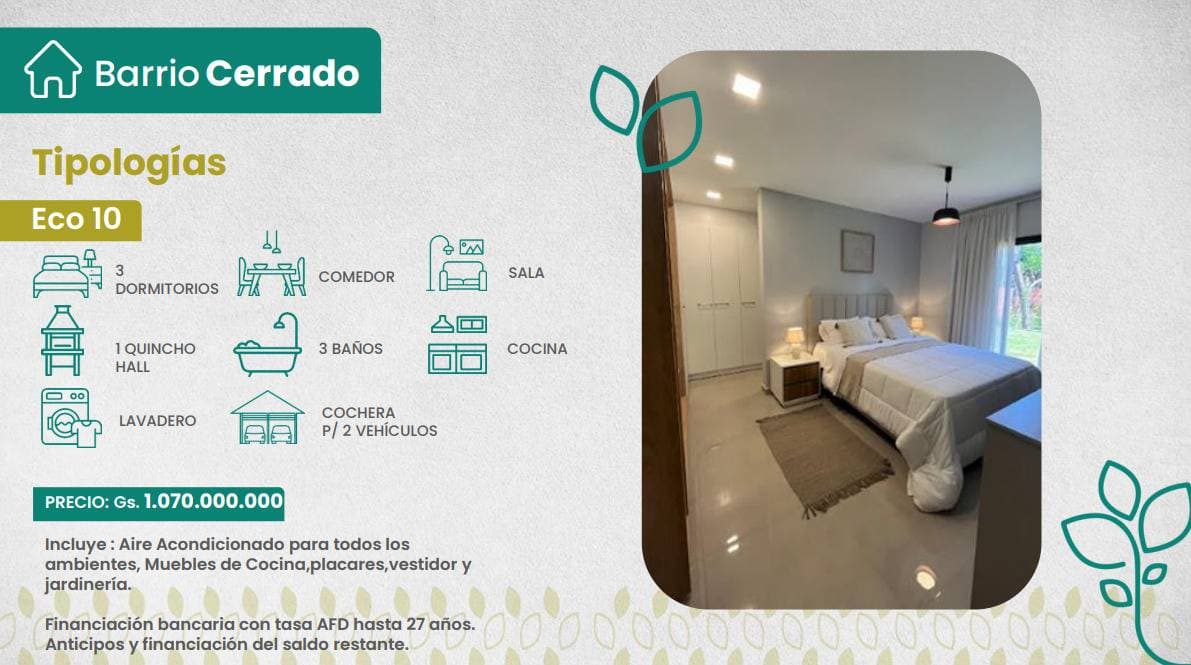 Casa Barrio Cerrado- Luque, foto 2