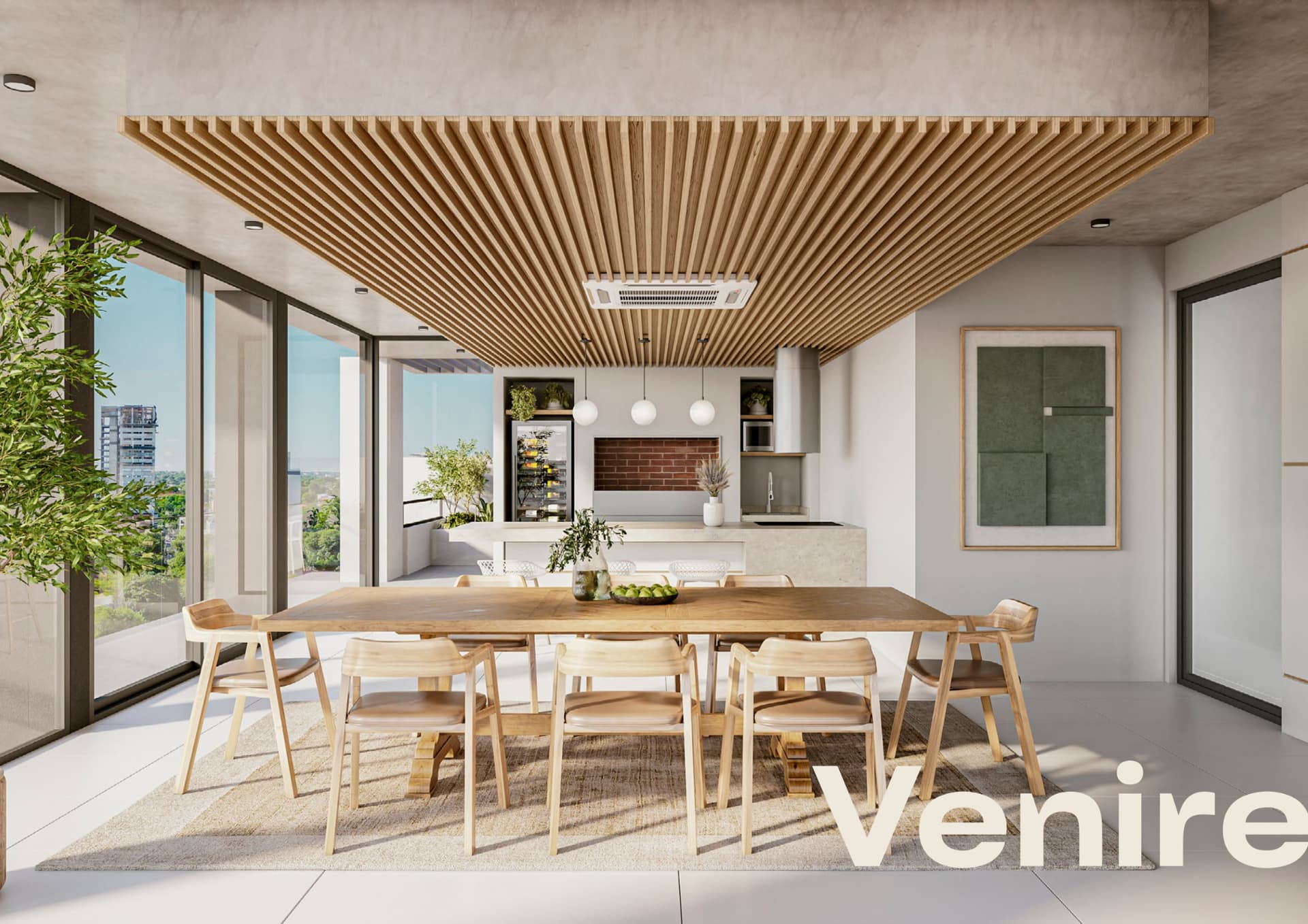 Departamento Edificio Venire 2 Dormitorios Barrio Las Lomas, foto 4