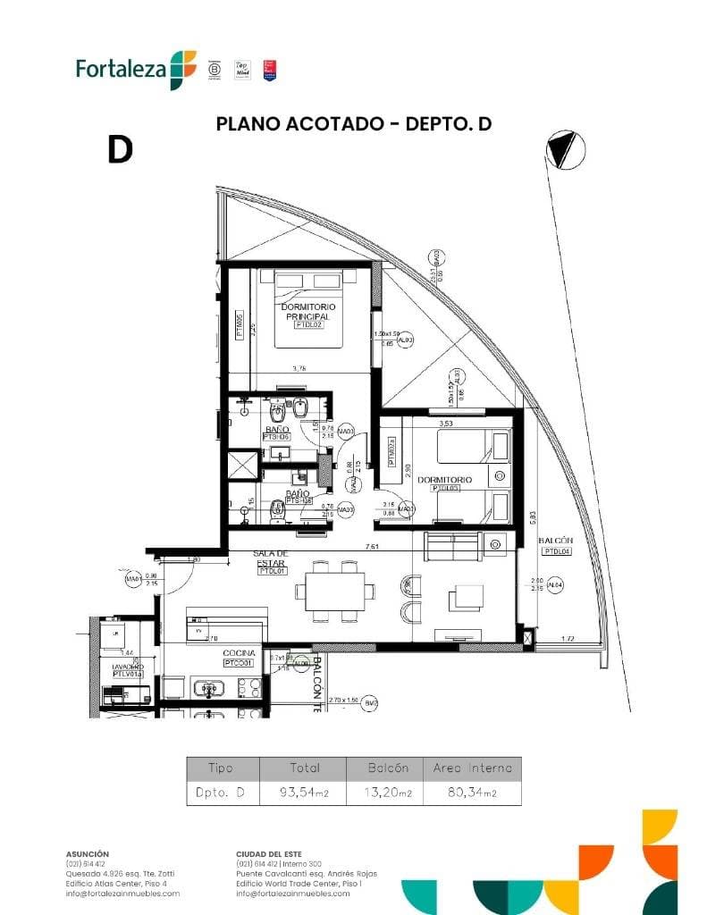 de Departamento en Fortaleza Molas – Asunción, foto 5