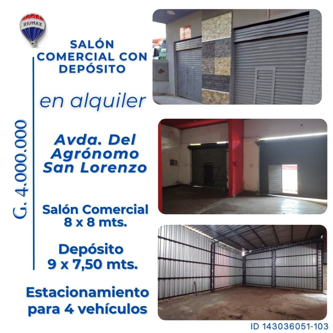 Salon comercial con deposito San Lorenzo, foto 1