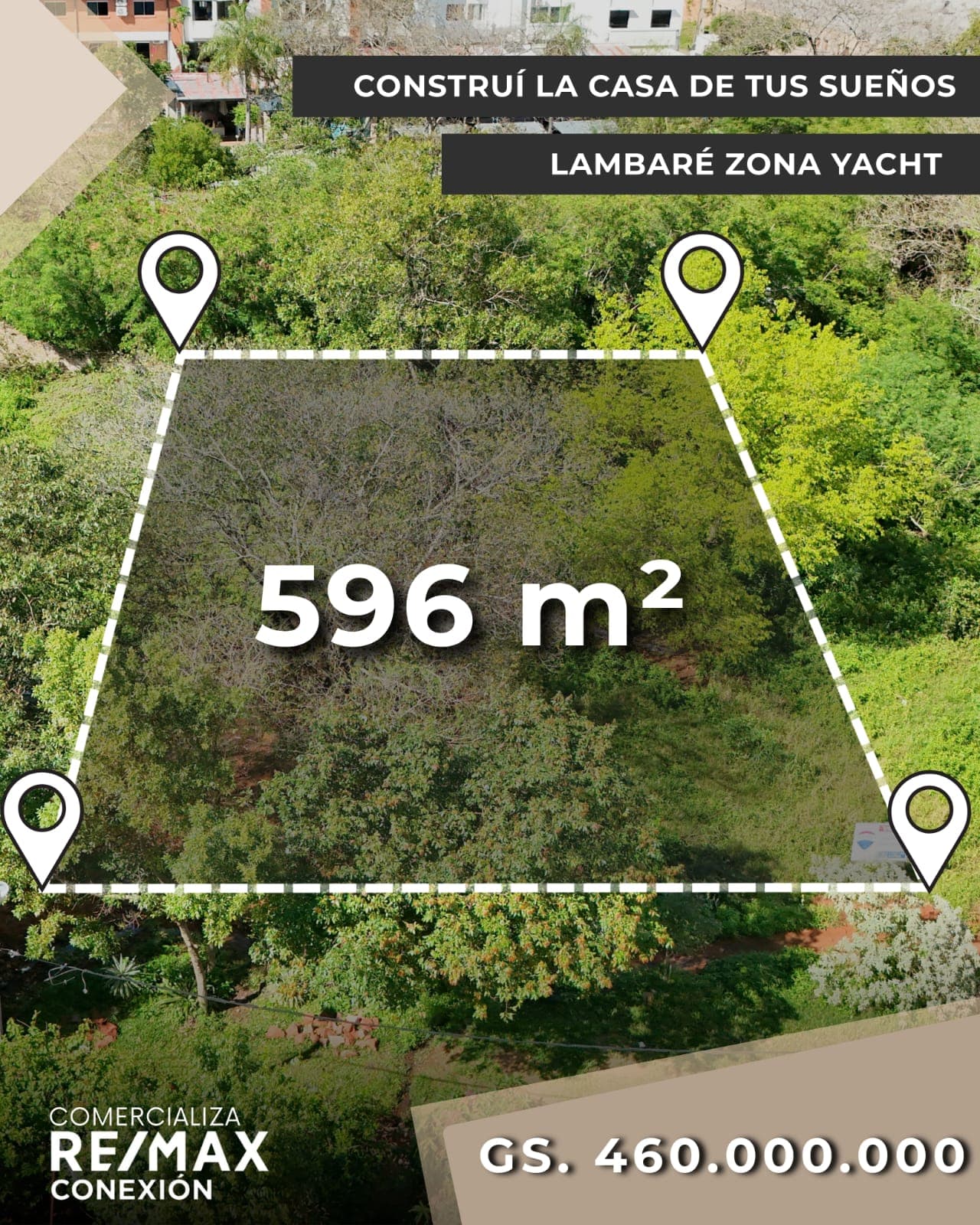 Vendo terreno zona del yacht
