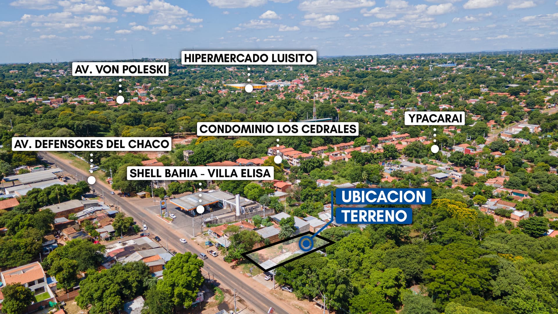 Sobre Av. Defensores del Chaco vendo terreno con 20 metros de frente, foto 4