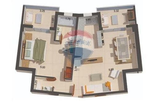 Amplio depto de 1 dormitorio -100m2 — foto 2