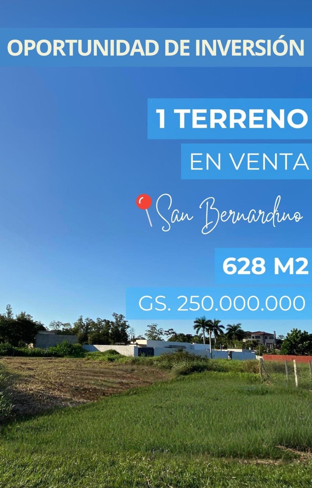 En venta - terreno frente al lago en San Bernardino, foto 2