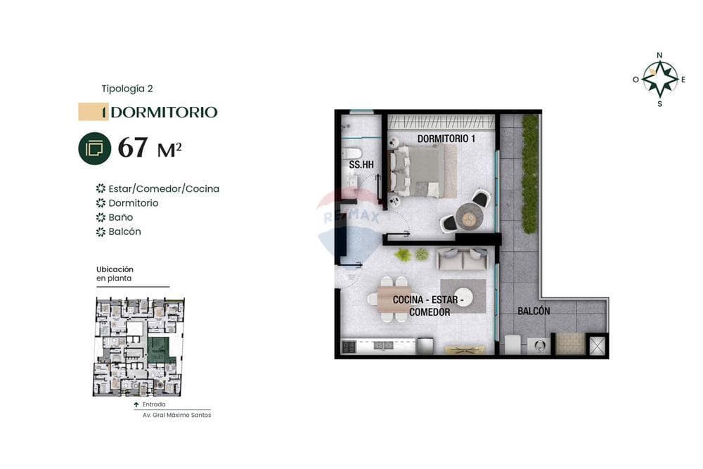 Palmanova- Departamento en Venta- Las Mercedes, Asunción, Paraguay, foto 2