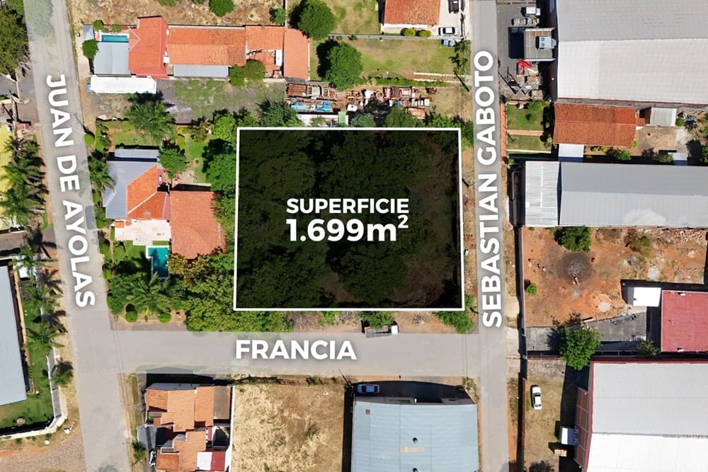 Terreno de 1.699 m2 en esquina en Mariano Roque Alonso — foto 2