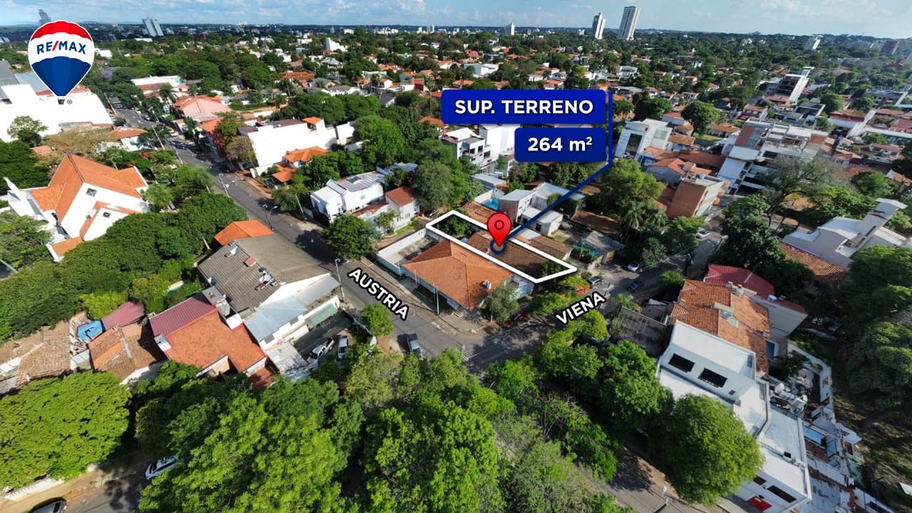Importante terreno de 264 m2 en ycua sati
