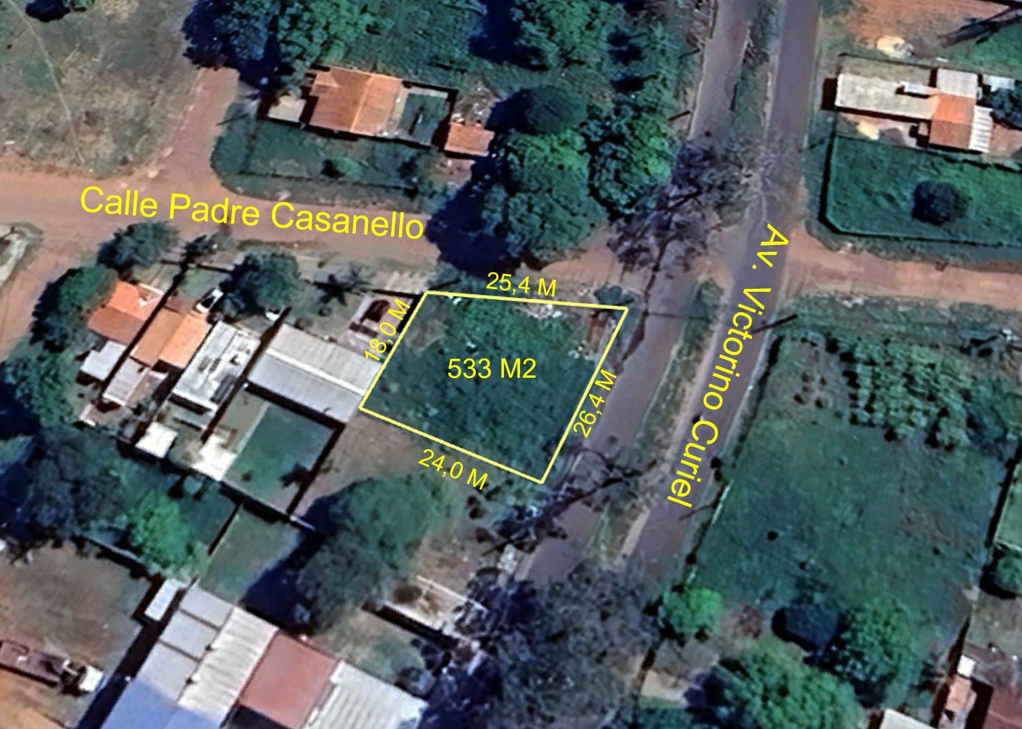 Venta De Terreno En Esquina – San Lorenzo (zona Palacio De Justicia)
