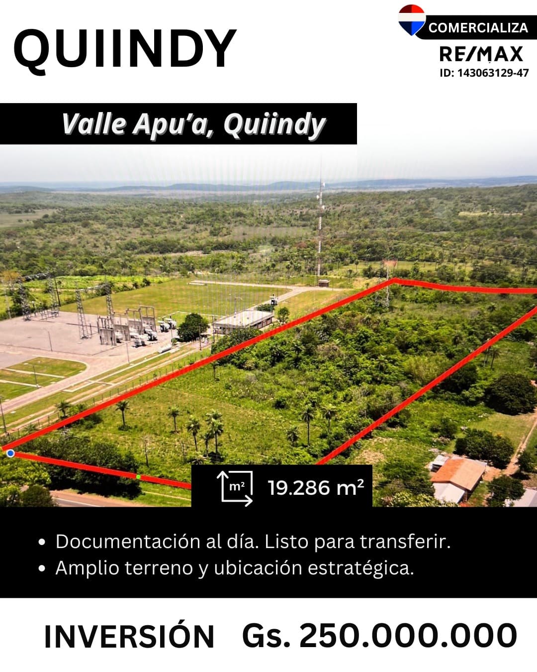 Terreno de 19.286 Quindy, foto 1